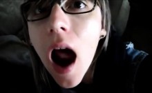 Young Babe Swallowing Cum - Homemade